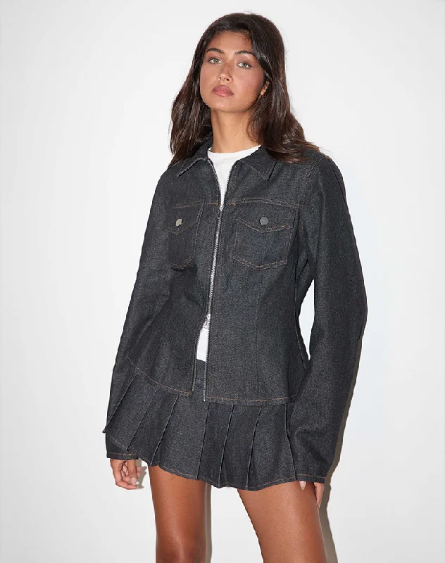 Track JacketsRohana Jacket in Chambray Indigo