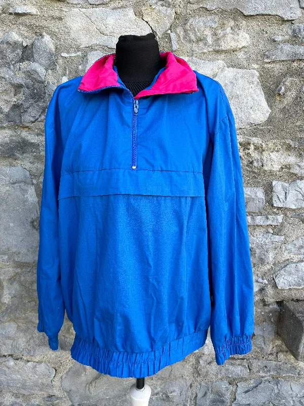 Festival Jackets90s blue half zip jacket Small