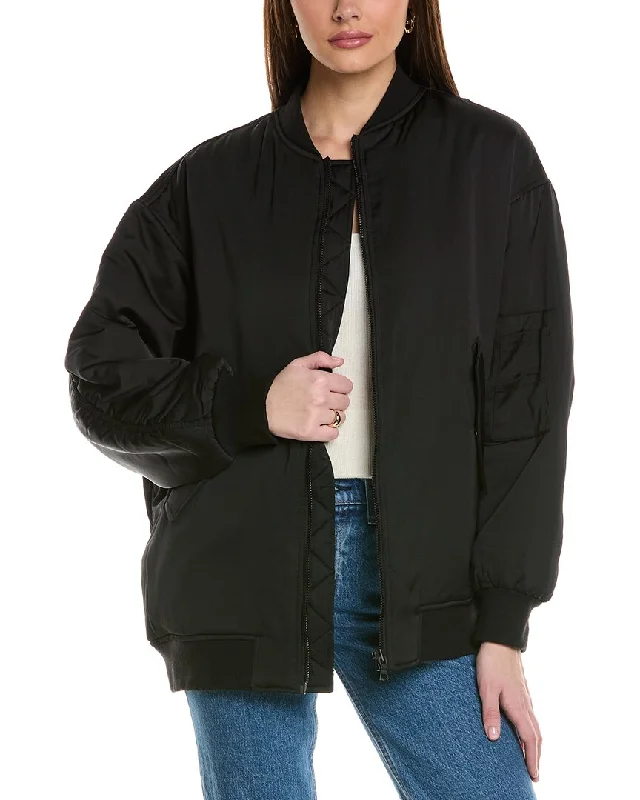 Pea CoatsKenneth Cole Boyfriend Bomber Jacket