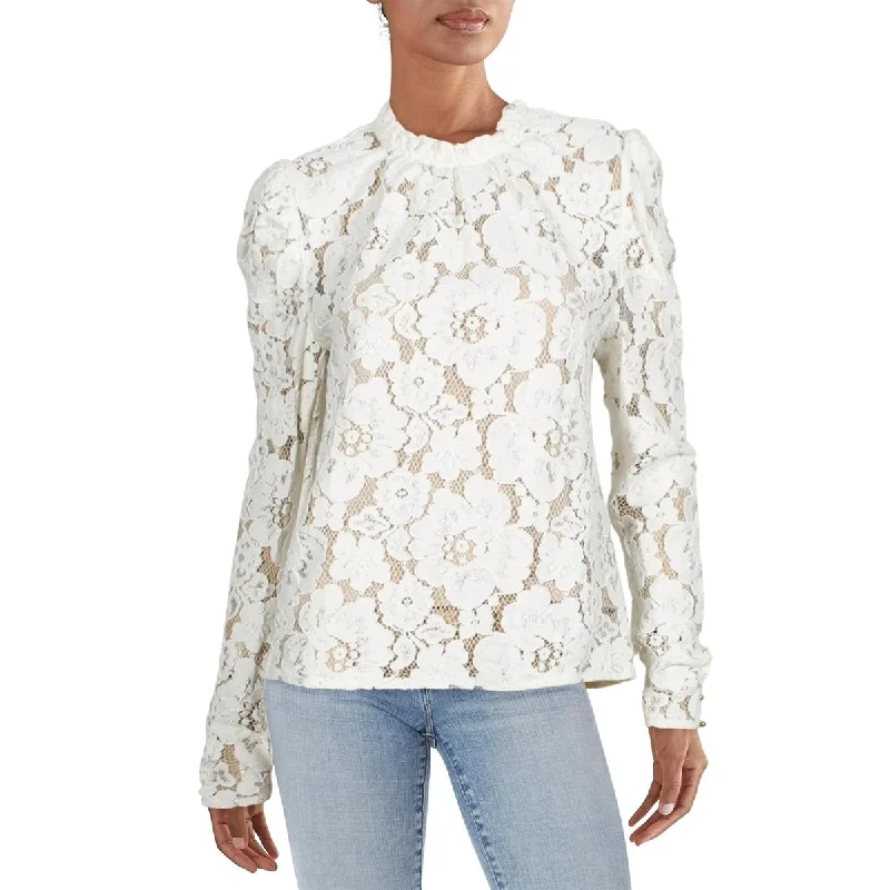 Limited Edition ShirtsWomens Lace Floral Blouse