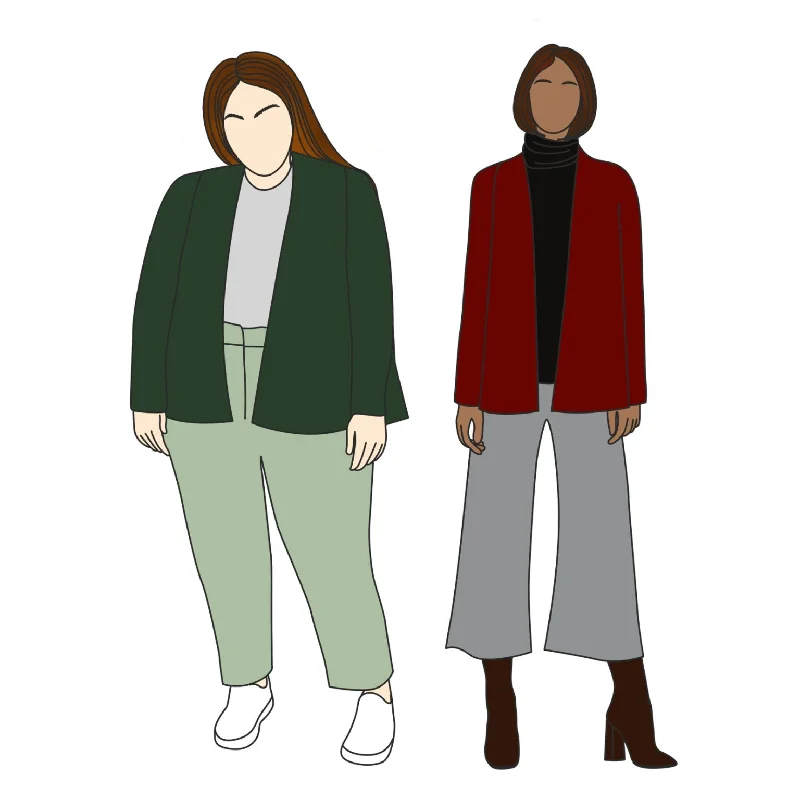 Hooded JacketsFlorence Jacket Sewing Pattern - Size Me