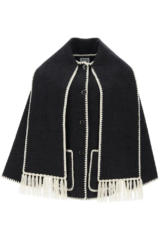 Collaborative JacketsToteme Women's Embroide Scarf Jacket