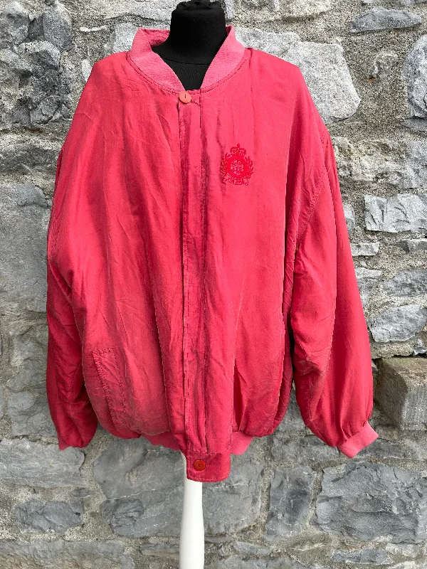 Studded Jackets80s red bomber jacket XL