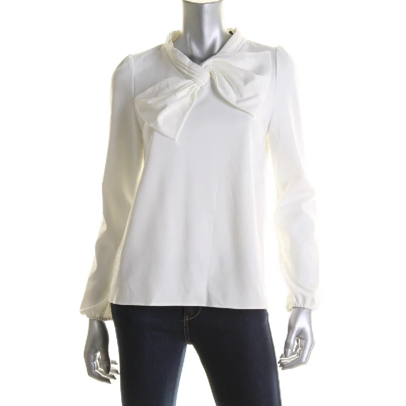 Urban ShirtsWomens Bow Front Banded Sleeves Blouse