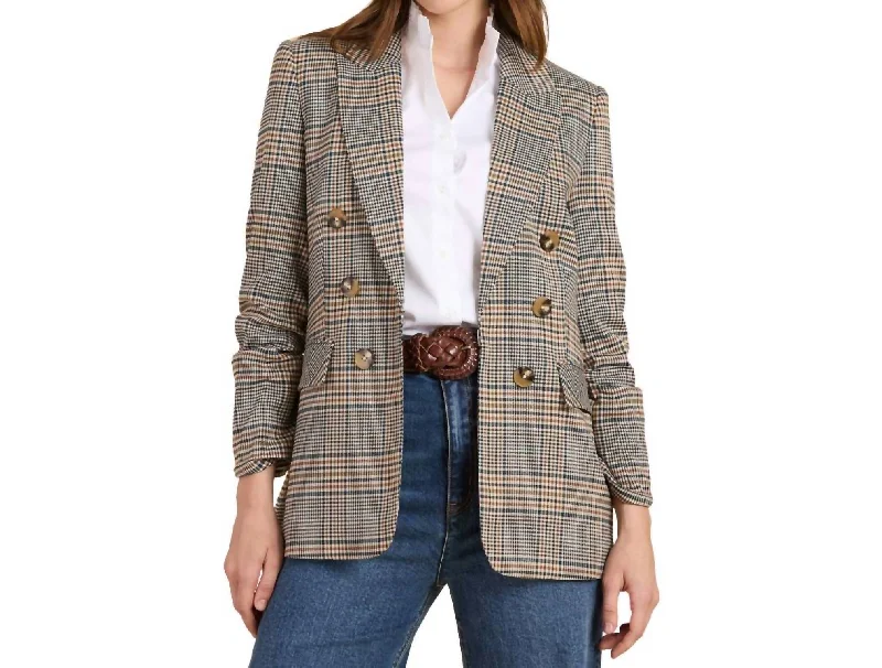 Ruffled JacketsBlair Buckingham Plaid Jacket