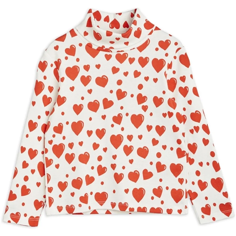 Zippered ShirtsMini Rodini Hearts Aop Blouse Multi