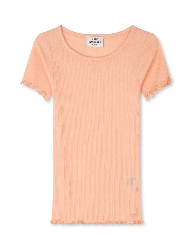 Pointella Trixy Tee, Coral MelangeDistressed T-Shirts