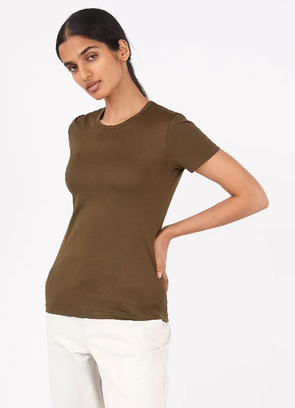 Women's Classic T-shirt in Dark MossVelvet T-Shirts