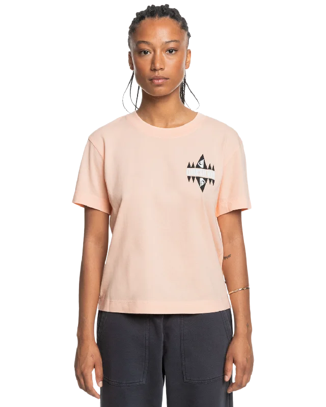 Uni Screen T-Shirt in Peach ParfaitLace-Up T-Shirts