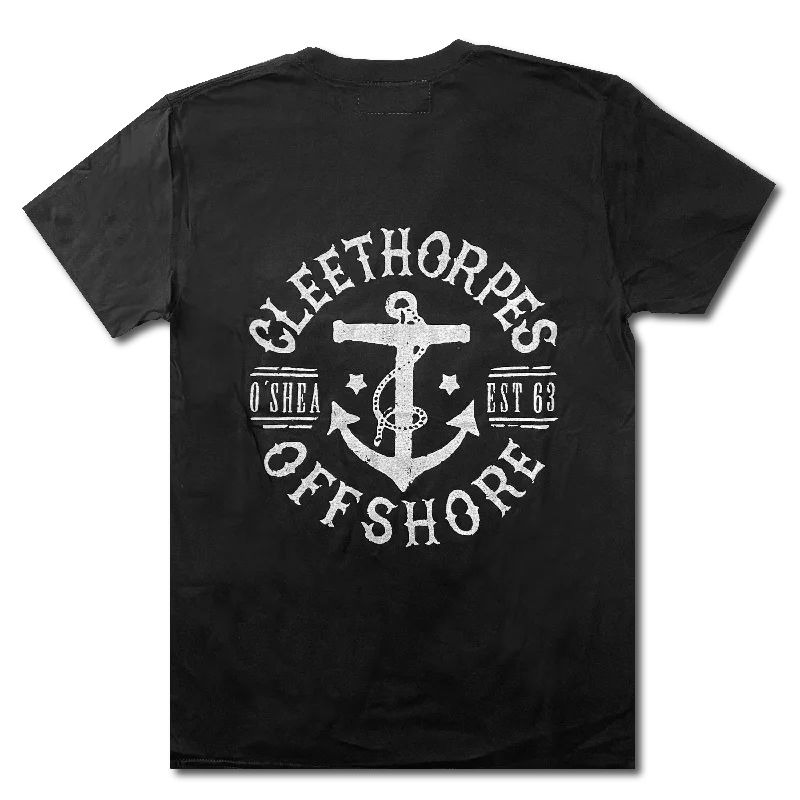 Cleethorpes "Offshore" T-ShirtBlackOff-Shoulder T-Shirts