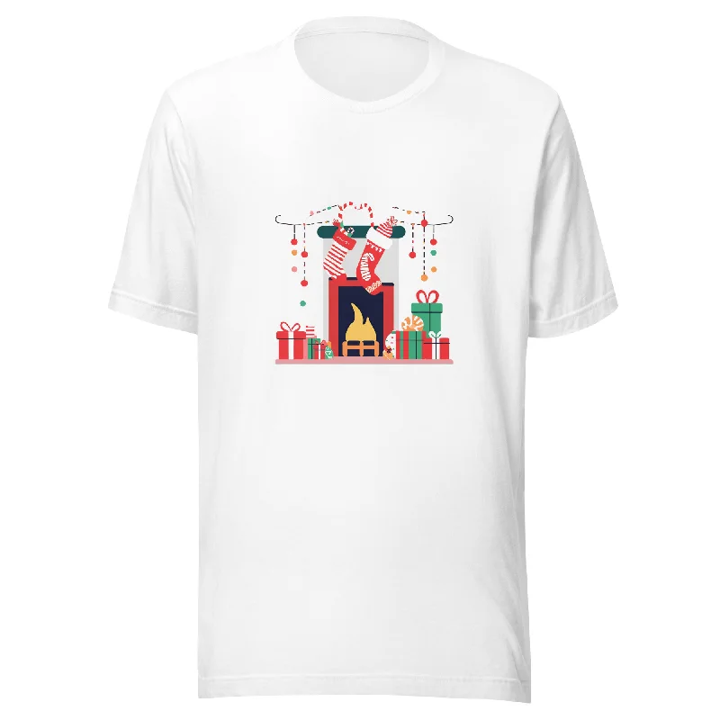 Cozy Christmas Graphic Women Staple Eco T-ShirtBamboo T-Shirts