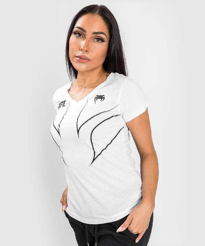 UFC Venum Fight Night 2.0 Replica Women's T-shirt - WhitePlush T-Shirts