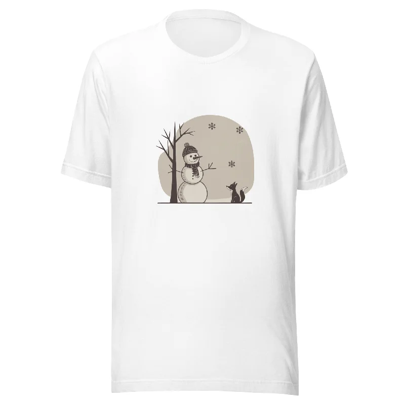 Snowman Graphic Women Staple Eco T-ShirtOff-Shoulder T-Shirts