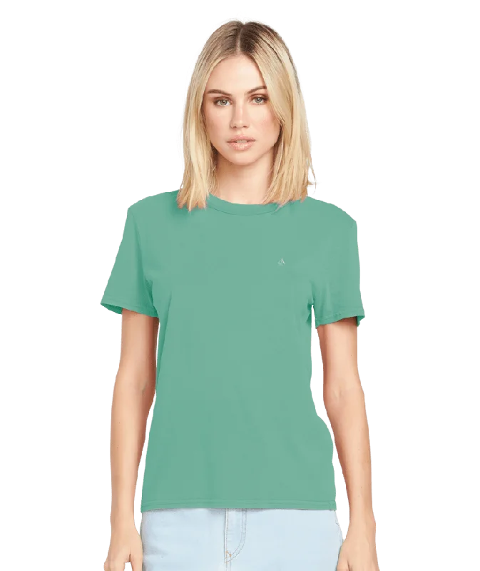 Solid Stone T-Shirt in Sea GreenBoat Neck T-Shirts