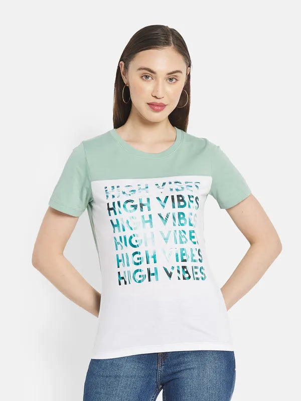 Women Dusty Mint T-ShirtHunting T-Shirts