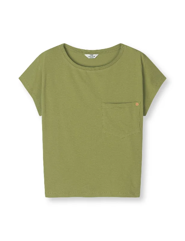 Organic Jersey Torva Tee, MosstoneCotton T-Shirts