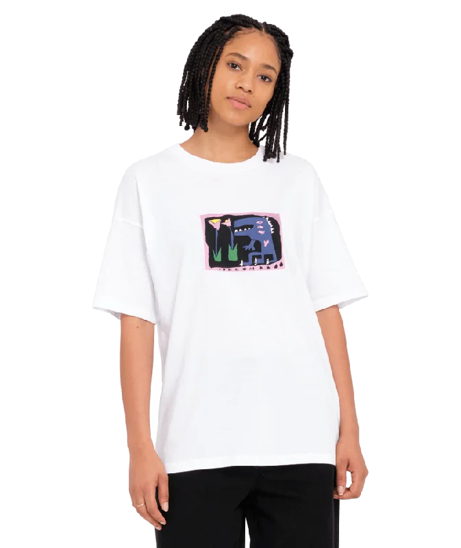 Ride The Tee T-Shirt in WhiteGlitter T-Shirts