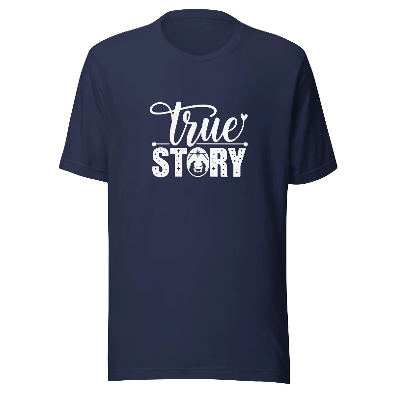 True Story White Graphic Women Staple Eco T-ShirtUV-Protection T-Shirts