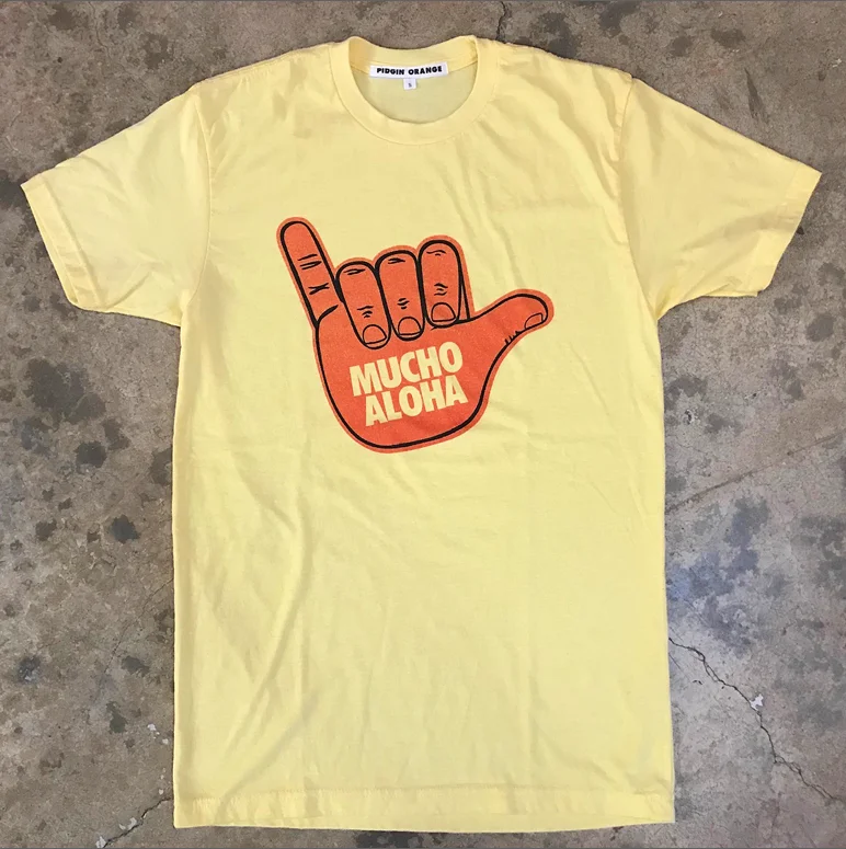 Mucho Aloha - Foam Shaka Hand TeeScoop Neck T-Shirts