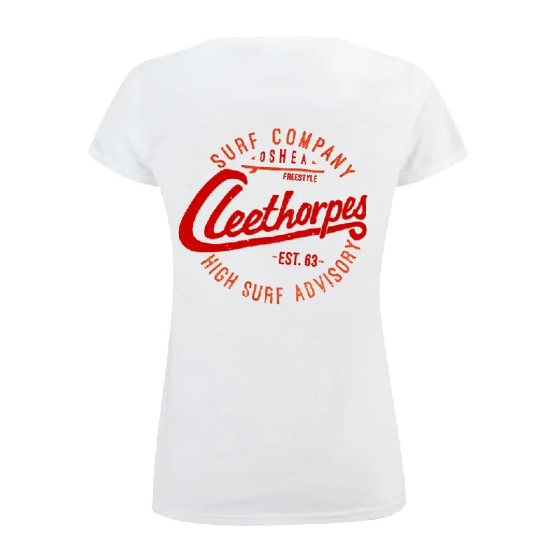 Cleethorpes Ladies High Surf White T-ShirtColorblock T-Shirts