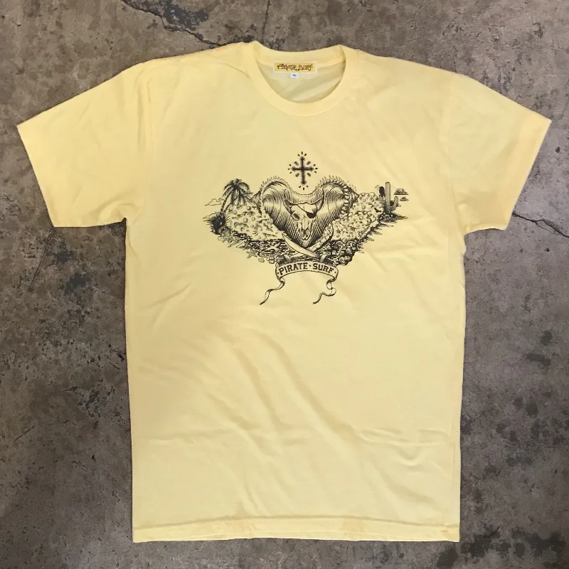 Pirate Surf - Heart WaveJersey T-Shirts