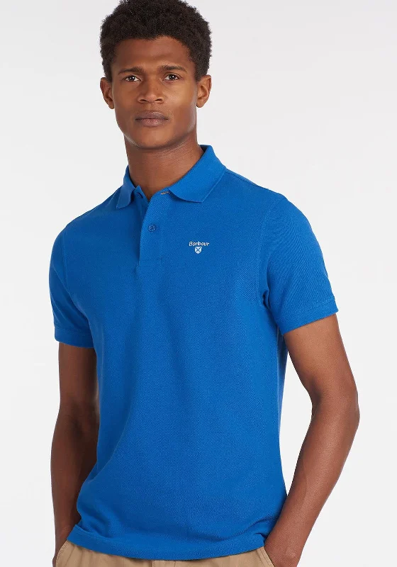 Barbour Sports Polo Shirt, Sports BluePolyester polo shirt