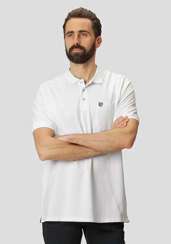 Pre End Niels Polo Shirt, WhiteAnti-odor polo shirt