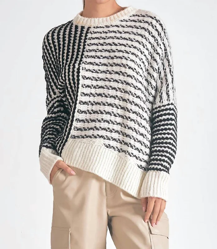 Mara Sweater In GreyCashmere Knit Tops