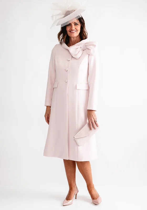 Claudia C Stravin Sky Dress and Jacket, Pink