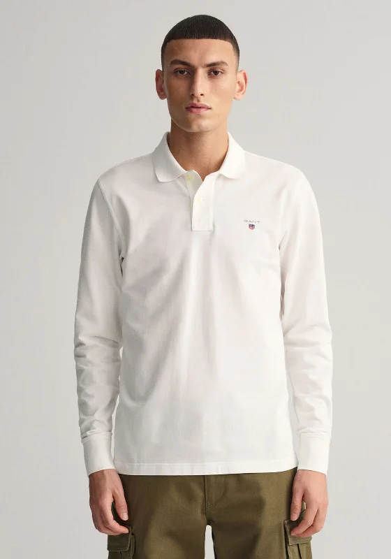 Gant Original Pique Polo Shirt, WhiteLogo polo shirt