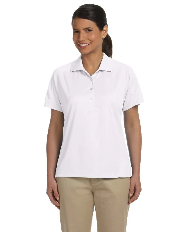 Harriton M374W Ladies' Polytech Mesh Insert PoloAbstract polo shirt