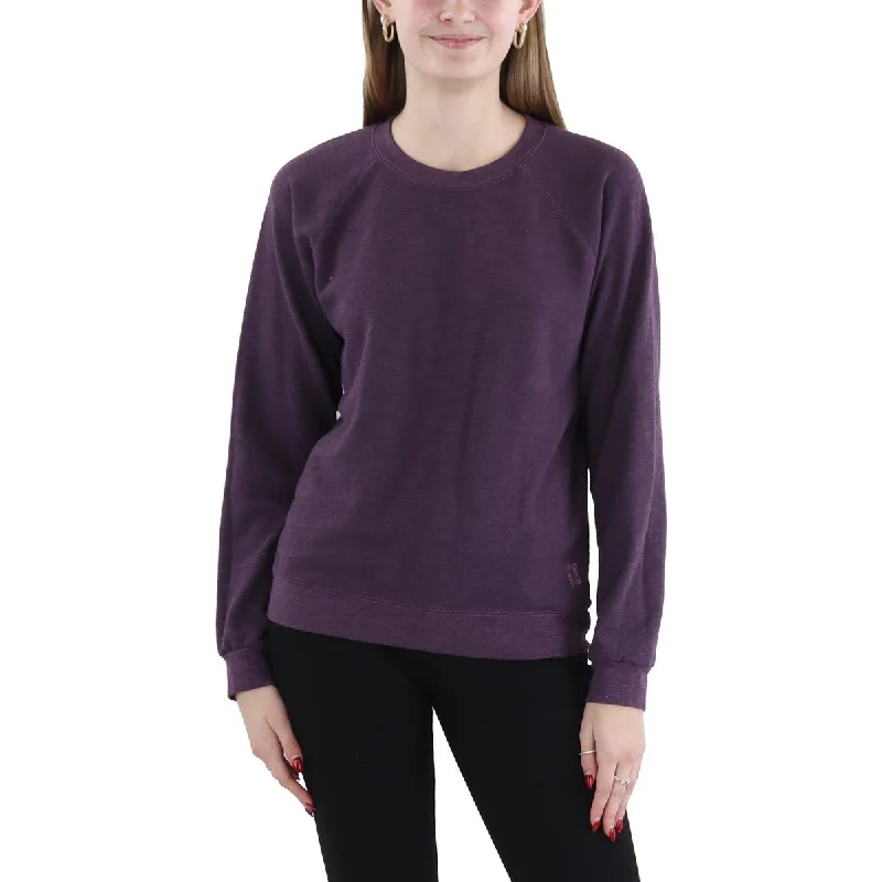 Womens Logo Knit Pullover SweaterEmbroidered Knit Tops