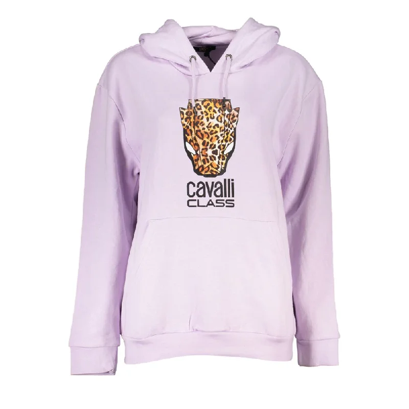 Cavalli Class Cotton Women's SweaterThermal Knit Tops