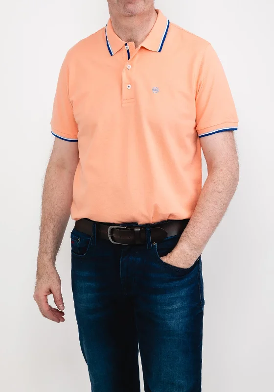 Andre Kinsale Polo Shirt, ApricotHeated polo shirt