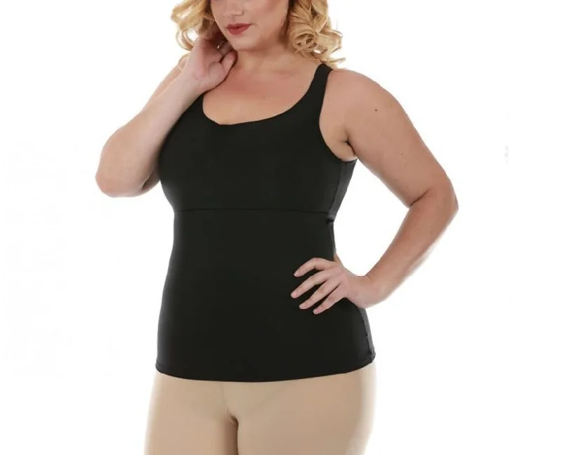 InstantFigure Plus Size Empire Seam Tank Top WT4061CPlus size women's casual tops