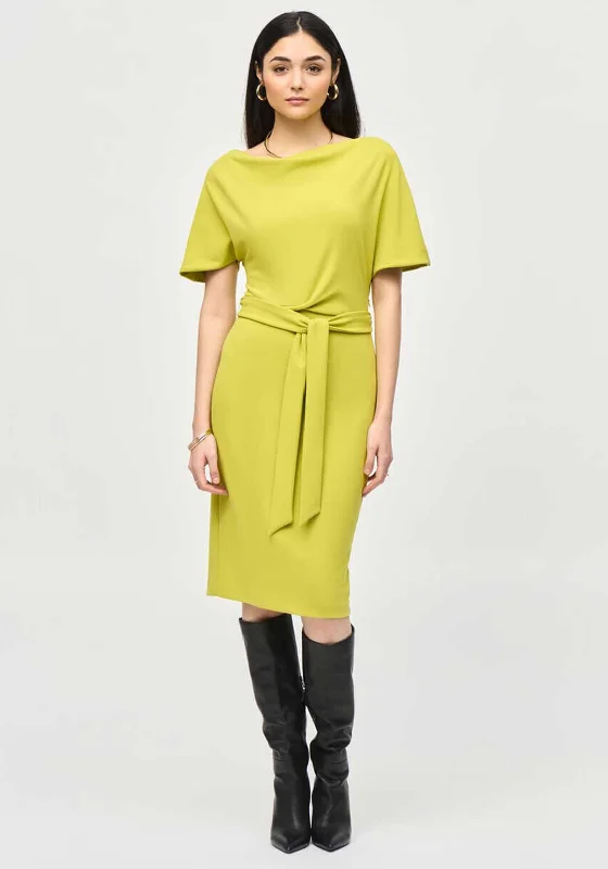 Joseph Ribkoff Boat Neck Pencil Dress, Wasabi Green