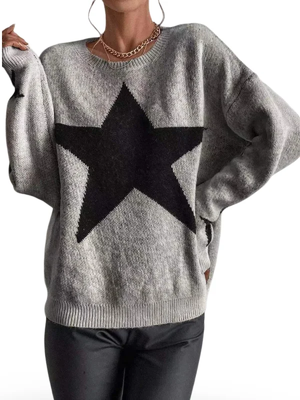 Luv Fashion Starry SweaterOutdoor Knit Tops