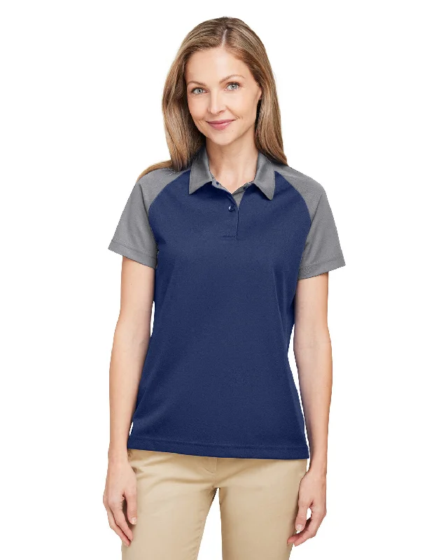 Team 365 TT21CW Ladies' Command Snag-Protection Colorblock PoloPatched polo shirt