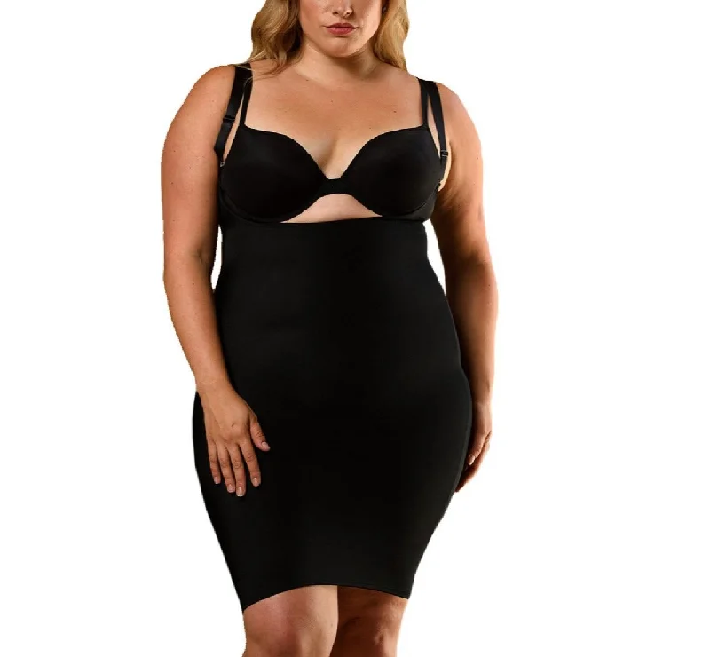 InstantFigure Underbust Plus Size Dress Adjustable Strap WDS40151CWomen's party tops