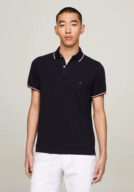 Tommy Hilfiger Core Tipped Polo Shirt, Desert SkyRaglan sleeve polo shirt