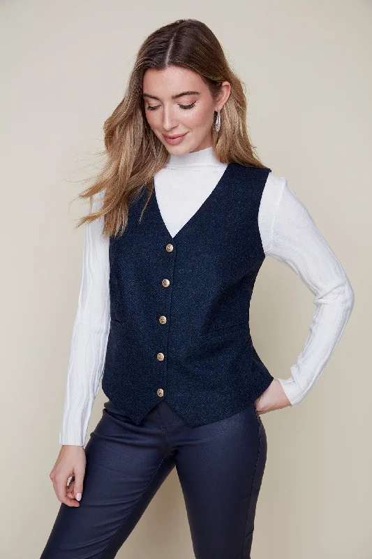 Button Up Knit Vest