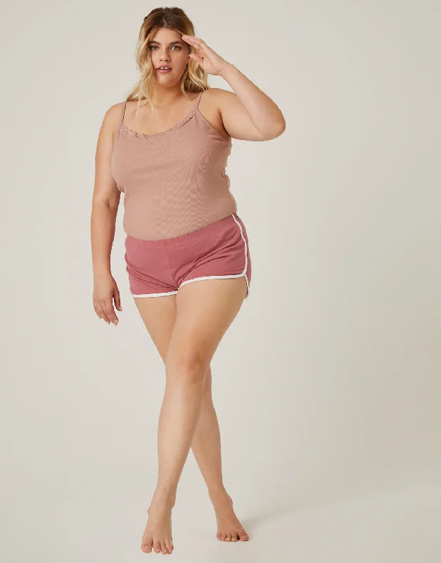 Plus Size Hit The Ground Running ShortsWomen's luxury tops