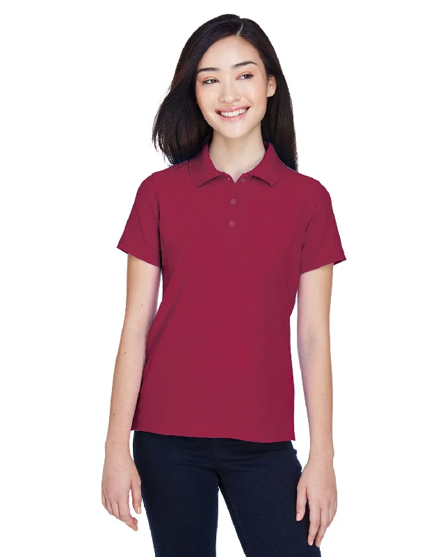 Harriton M280W Ladies' Blend-Tek PoloColor-block polo shirt