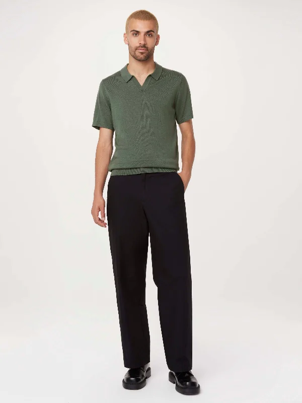 The Johnny Collar Merino Polo in Light GreenWaterproof polo shirt