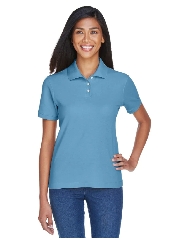 Devon & Jones D112W Ladies' Pima Piqu Short-Sleeve PoloMaternity polo shirt