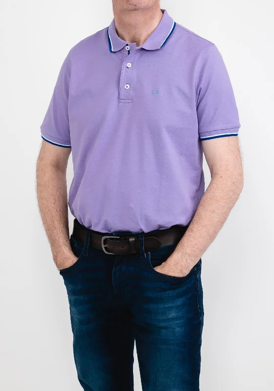 Andre Kinsale Polo Shirt, LilacWaterproof polo shirt