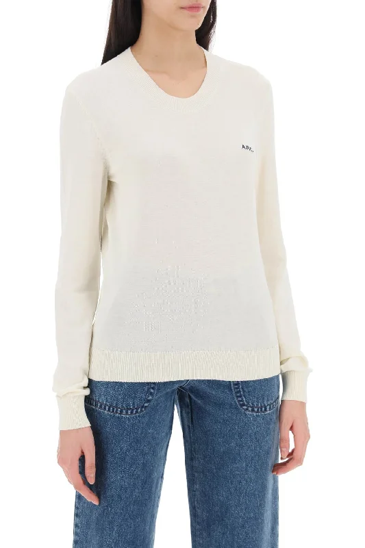 A.p.c. Cotton Victoria Pullover SweaterHemp Knit Tops