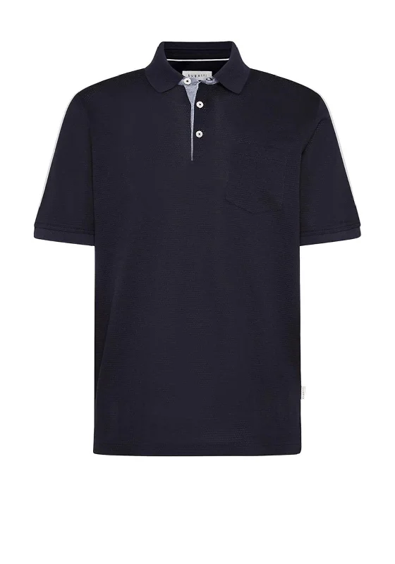 Bugatti Pocket Polo Shirt, NavyCompression polo shirt