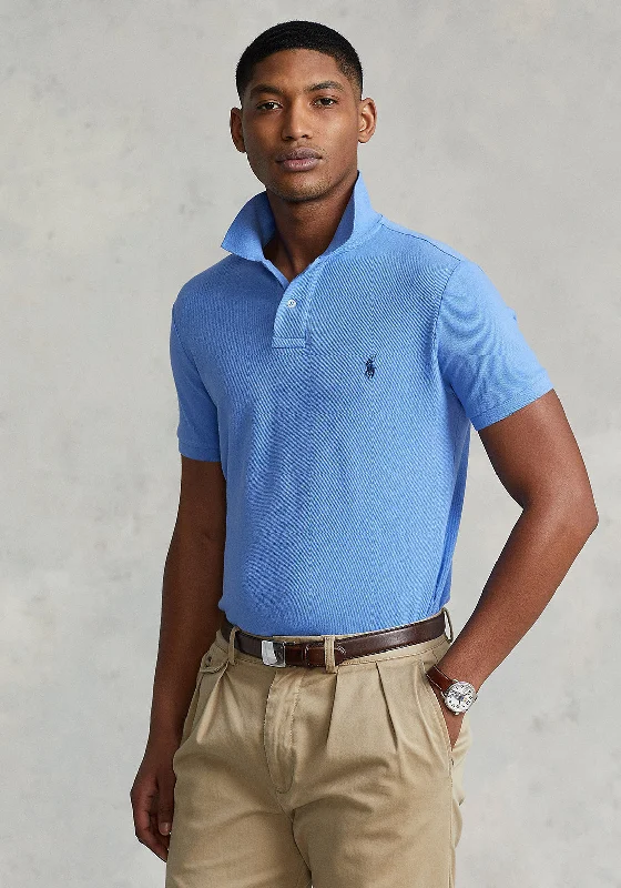 Ralph Lauren Classic Polo Shirt, Harbour Island BlueCheckered polo shirt