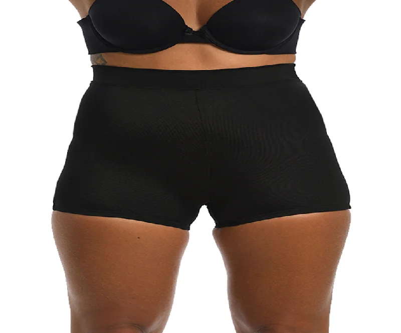 InstantFigure Plus Size Hi-Waist Boy Shorts WBSH010CWomen's designer tops